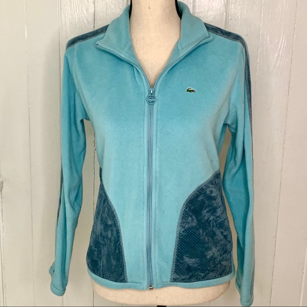 Lacoste Women's Authenic Zip Jacket Blue 6